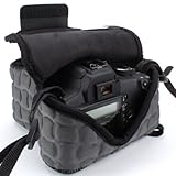 USA Gear FlexARMOR X DSLR Camera Case Holster Sleeve for Protection for Bumps and Drops - Works with Canon EOS 5DS , Rebel T6 , 80D and More