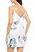 Sidefeel Women V Neck Halter Printed Casual Strap Dress Small Green