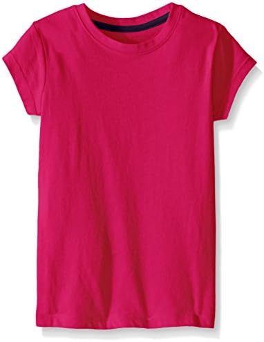 Scout + Ro Big Girls' Short-Sleeve Basic Crew-Neck T-Shirt, Lollipop, 12