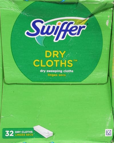 Swiffer Sweeper Dry Sweeping Pad, Multi Surface Refills for Dusters Floor Mop, with Febreze Lavender, 32 count