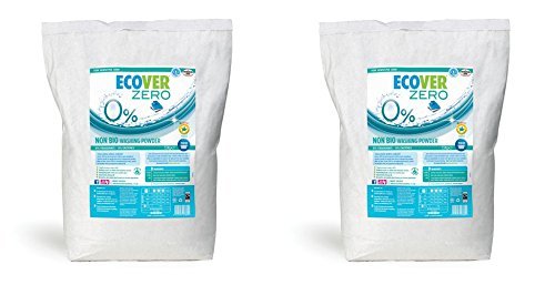 (2 Pack) - Ecover Zero - ZERO (Non Bio) Washing Powder | 7500g | 2 PACK BUNDLE by Ecover Zero
