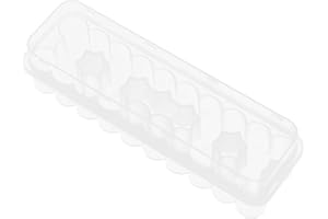 Gatuida Plastic Vial Box Case for 3ml Transparent Storage Container for Essential Oils and Microtube Holder with Lid for Safe Storage and Organization 24 Count