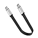 DockCase USB C to USB C Cable 3.1 Gen 2 10Gbps 100W 4K Video Data Transfer Charging Cable for MacBook Pro ThinkPad Yoga Samsung Galaxy Note 8 S8 S9 T5 LaCie SSD - 22cm