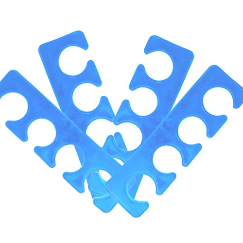 KADS 2pcs/pair 12pairs/set Silicone Toe Separator Nail Art Manicure Finger Feet Care Braces Supports Nails DIY Tools