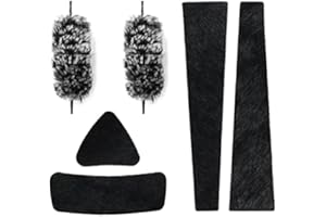 Obert Archery Bow String Silencers Set Leather Arrow Rest Plate Adhesive Bow Silencer Strip for Recurve Bow Traditional Longbow