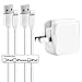 iPhone Charger iPad Charger,Baoota 2.4A 12W USB Wall Charger Foldable Portable Travel Plug and 2 Pack 8 Pin Charging Cable Compatible with iPhone,iPad primary