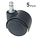 MySit 10mm Stem Caster for IKEA Office Chair Wheel, IKEA Caster Wheels Replacement (Pack of 5) …
