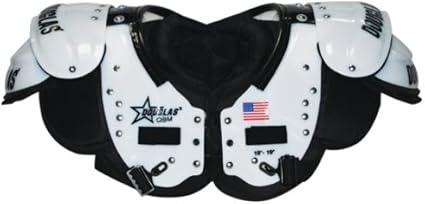 small shoulder pads football