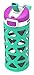 Ello Luna Tritan Plastic Kids Water Bottle with Silicone Sleeve, 16 oz, Mint