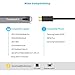 USB C to DVI Cable,CHOETECH USB Type C to DVI 24+1 Adapter 4K@30Hz (6FT/1.8M) Thunderbolt 3 Compatible with 2017/2016 MacBook Pro, 2017 iMac,MacBook 12
