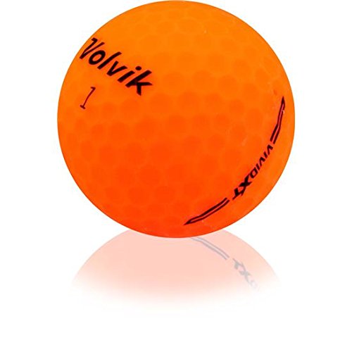 Volvik Vivid XT Matte Orange Golf Balls
