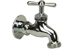 PROFLO PF760HE Unrestricted Sill/Utility Faucet with 3/4" Threaded Outlet - Chrome