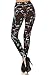 Leggings Depot High Waisted Floral & Space Print Leggings for Women-Full Length-R580, Vine Charm, One Size