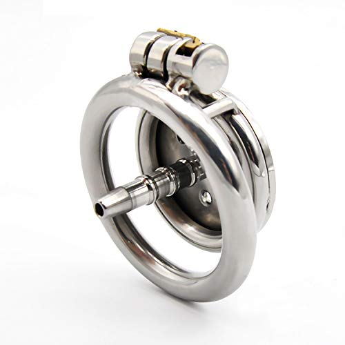 Bondage Masters Chastity Cage Nano Micro Chastity Device, Removable Urethral Tube Ultra Small CB Device