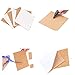 30 Pack Thin Cork Sheets 4 x 4 Inch Cork Backing Sheets Mini Backing Self-Adhensive Cork Squares for DIY Coasters