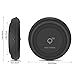 Qi-infinity Fast Wireless Charger Pad with Cooling Fan to Lower Temperature & Improve Battery Life for Charging Samsung Galaxy Note 5, S7, S6 plus, S6 edge, S5, Nexus, LG G3 G4 - Halo Model