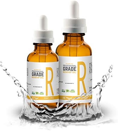 Pro Natural Care | Rosehip Oil Organic Cold Pressed & Pure | For Face, Hair, Skin & Nails | Reduce Acne Scars | For Dry Skin | Natural, Unrefined & Vegan | Includes both 30ml & 10ml Travel Size Bottle