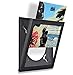 Show & Listen – Vinyl Record Frame | 12x12 LP Album Cover Frame for Wall Display | Flip-Open Black Design for Music Décor
