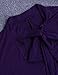 LALAGEN Women's Vintage Long Sleeve Plus Size Evening Party Maxi Dress Gown Purple XXXL