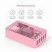ORICO 40W 5 Port Family-Sized Desktop USB Charger for iPhone 7 / 7 Plus, iPad Air 2 / mini 3, Galaxy Edge Note, Nexus, HTC M9, Nokia and More-Pink (CSE-5U)