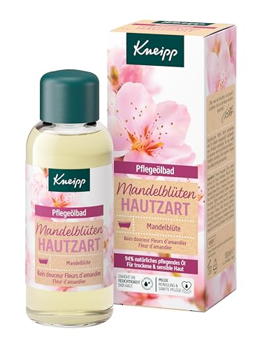 Kneipp Pflegeölbad Mandelblüten Hautzart reichhaltige Pflege trockener und sensibler Haut, 100 ml Huile