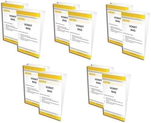 Vomit Bags Reinforced And Coated - Pack 10