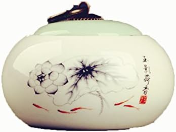 Ceramic tea caddy tins tea caddie tea set tea jar tea storage container Multi colored porcelain