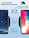PeohZarr Wireless Charger, Qi-Certified 7.5W Fast Charger Compatible iPhone Xs Max/XS/XR/X/8/8 Plus, 10W Samsung S10/S10 Plus/S10E/S9 Note9/8, Stainless Steel, All Qi-Enabled Devices, No AC Adapter