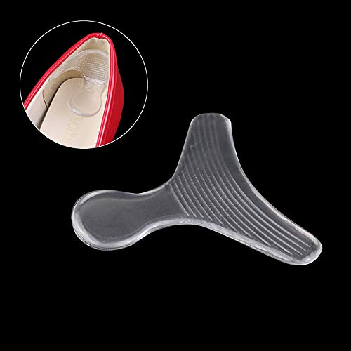 2 Pcs Silicone Shoe High Heel Dance Insole Cushion Grips Foot Protector