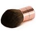 Best Foundation Brush - Premium, Vegan Fibers. Rose Gold Short Handle Design By Andre Lorent