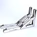 Amarine Made Long Release Arm Heavy Duty Polished Stainless Steel Folding Shelf Bench Table Folding Shelf or Bracket, Max Load: 550lb/250kg, Long Release Arm (1 Pcs)