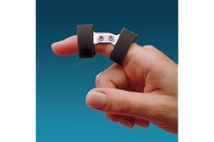 Rolyan PIP Ligament Repair Splints, Size Small, PIP Joint Flexion and Extension Brace, Padded Aluminum Finger Splint, Sprain, Strain, and Tear Brace for Injury Recovery, Limits Ulnar/Radial Deviation