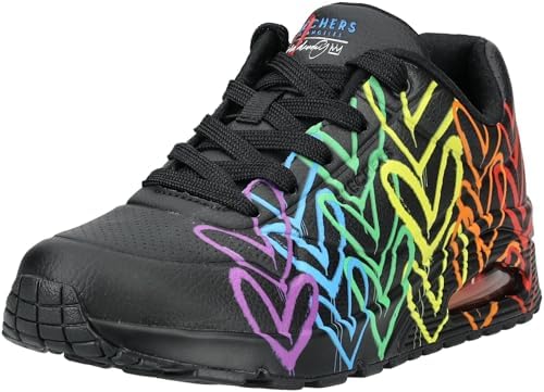 とらとわ Amazon.com | Skechers Women's Golden Heart Sneaker, Black Gold, 6
