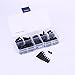 Rosiness 180Pcs M3 Nylon Hex Spacers Screw Nut Stand-off Plastic Accessories