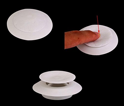 Lihin Christmas Indoor Decoration Bathtub Kitchen Sink Plug,Bathroom Rubber Sink Stopper Bathtub Drain Plug Bathroom Kitchen Accessories(White) - Thumbnail 3