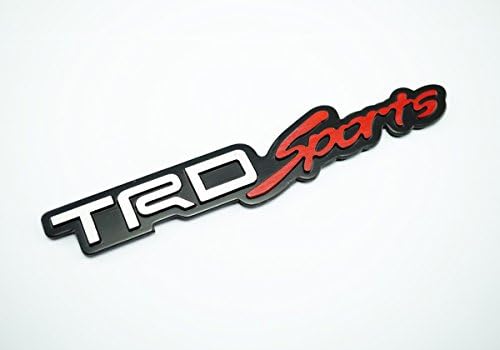 TOYOTA TRD Sports Metal Logo Emblem size 18x3.5cm