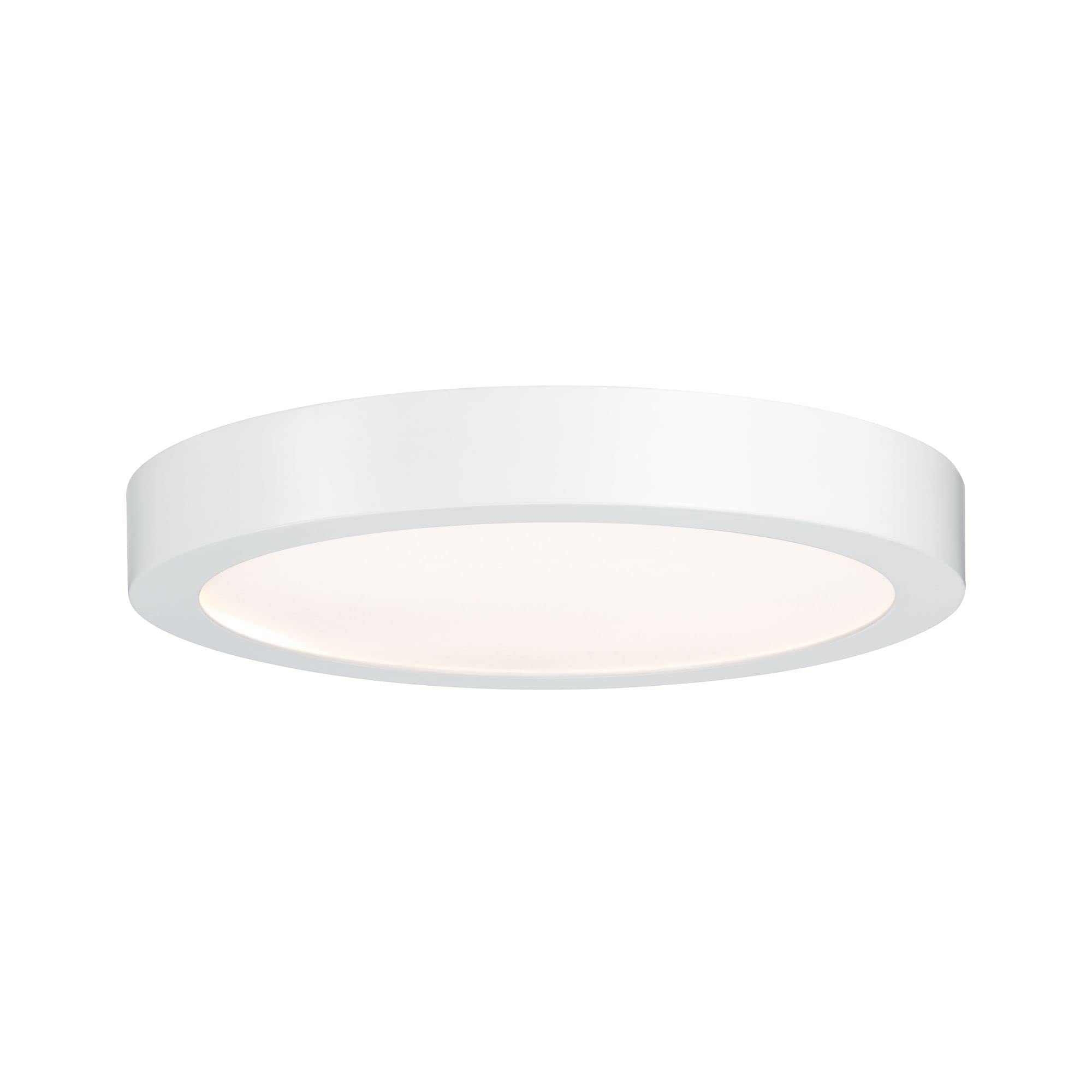 WallCeiling Lunar LED Panel 300mm 17W 230V White matt Aluminium