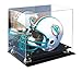 Cardboard Gold Deluxe Acrylic Football Helmet Display Case with Mirror Back
