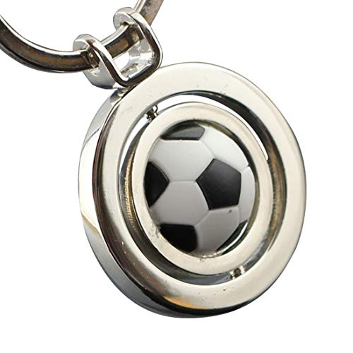 Maycom 3d Sports Keychain Rotating Soccer Keyring Key Chain Ring Keyfob Key Holder 84903