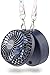 OPOLAR Battery Operated Necklace Fan, Rechargeable Personal Fan with 2200mAh Battery and 3 Setting, 5-16H Working Hours, 180° Rotating Free Adjustment for Camping/Outdoors/Travel