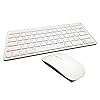 ESI Mini Wireless 2.4Ghz White Keyboard and Mouse Combo for Apple iMac MacBook MacBook Pro