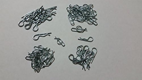 48 piece RC Car Truck Body clip pin assortment variety pack fits most 1/5,1/8,1/10,1/16 scale vehicle