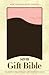 NIV, Gift Bible, Leathersoft, Pink/Brown, Red Letter Edition