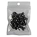 RUBYCA 10 Sets Black Gunmetal 8MM Big Mushroom Studs and Spikes Metal Screw-Back Leather-Craft DIY 8mm