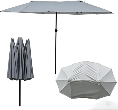 12 round patio umbrella replacement cover Amazon.com : Strong Camel 12 Ribs Umbrella Cover Canopy Replacement for 15'  Double-Sided Patio Umbrella, Frame NOT Included (Beige) : Patio, Lawn &  Garden