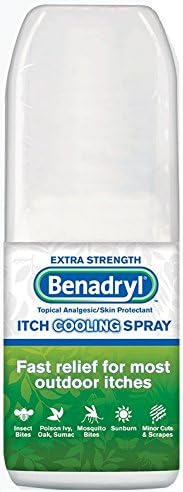Benadryl Extra Strength Spray, 2 fl oz per Bottle (Pack of 2)