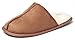 KushyShoo Men's Slip-on Indoor Outdoor Scuff Fluff Slippers