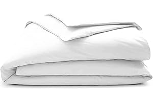 ORGANIC TEXTILES OrganicTextiles 100% Organic Cotton Crib Duvet Cover (Standard Crib, White) | 350 Thread Count | Comfortable Cotton Duvet Cover for Babies, Kids, Toddler, Infant | Lightweight and Softest