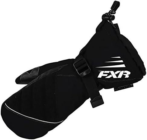 FXR-Snow Helix Race Child Waterproof Gloves/Mitts, Black, Large/LG