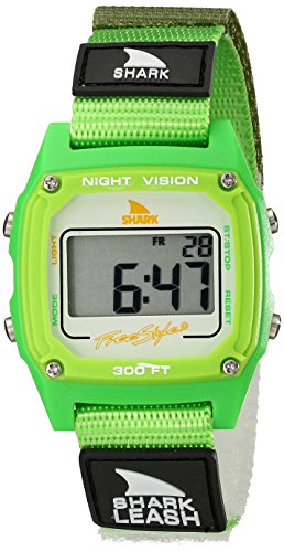 Freestyle Unisex 102240 Shark Fast Strap Retro 80's Digital Green Watch